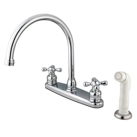 Kingston Brass Vintage Centerset Kitchen Faucet, Chrome KB721AX